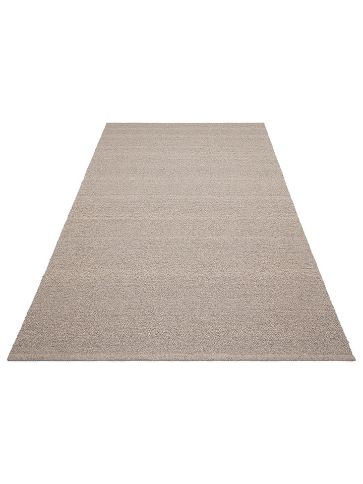 Agra Serie handgeknüpfter Teppich aus Wolle, Polyester und Baumwollmischung DARK STONE