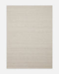 Agra Serie Woll-, Polyester- und Baumwollmischung handgeknüpfter Teppich IVORY