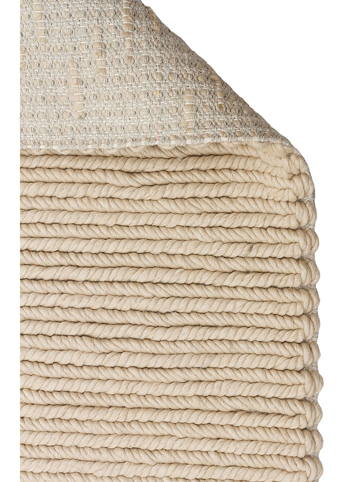 Bern Serisi El Dokuma Örgü Salon, Oturma Odası, Yatak Odası Halı BEIGE - Carpetdocia