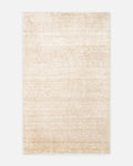 Brasilia Tappeto speciale a telaio nero moderno, semplice ed elegante prodotto a mano in TENCEL™ PLAIN BEIGE