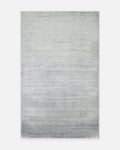 Tappeto Brasilia TENCEL™ Speciale Telaio Nero, Moderno, Semplice, Elegante, Realizzato a Mano, PLAIN SKY BLUE