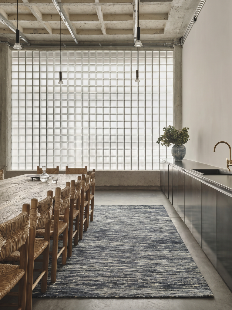 Coffee 100% Natural Hemp Living Room Hallway Entrance Bedroom Woven Rug PLAIN MARINE MULTY