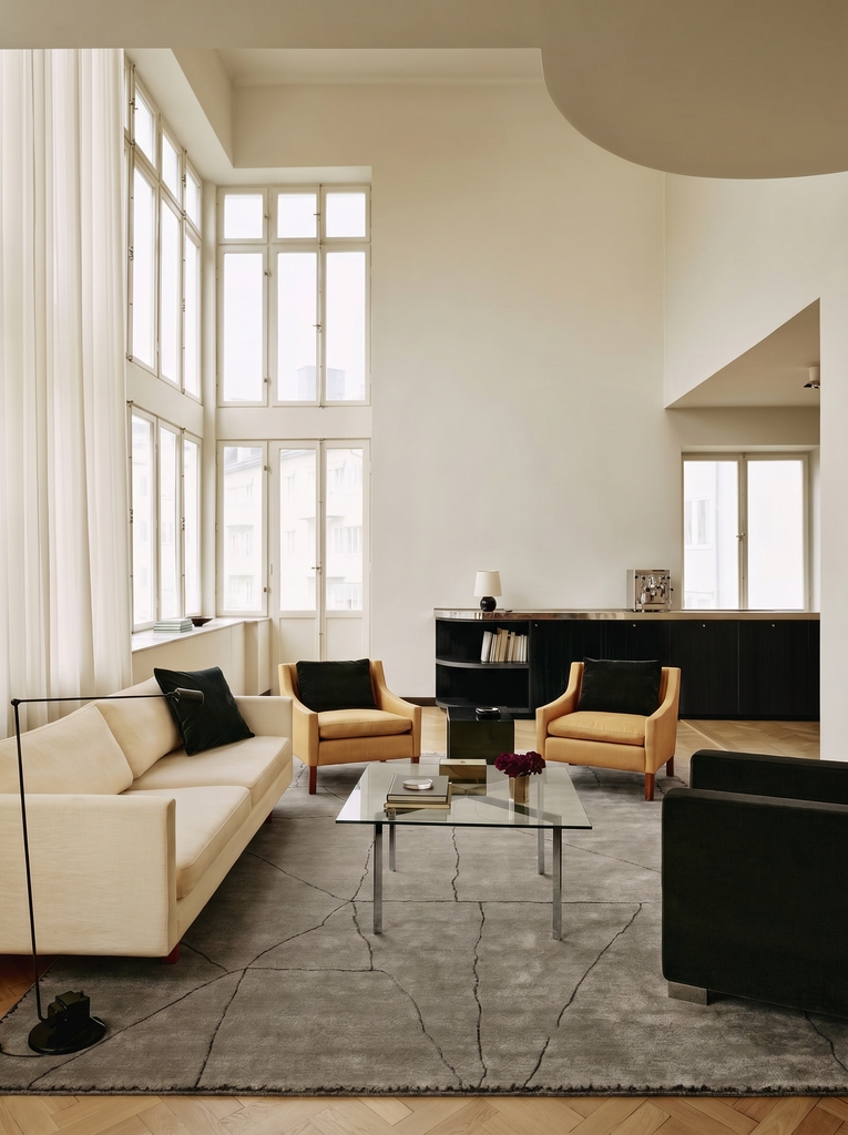 Dakar Series Wool Rayon and Polyester Blend Handwoven Rug GREY
