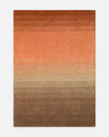 Donatella Series 100% New Zealand Wool Handwoven Gradient Living Room Carpet JAM BROWN