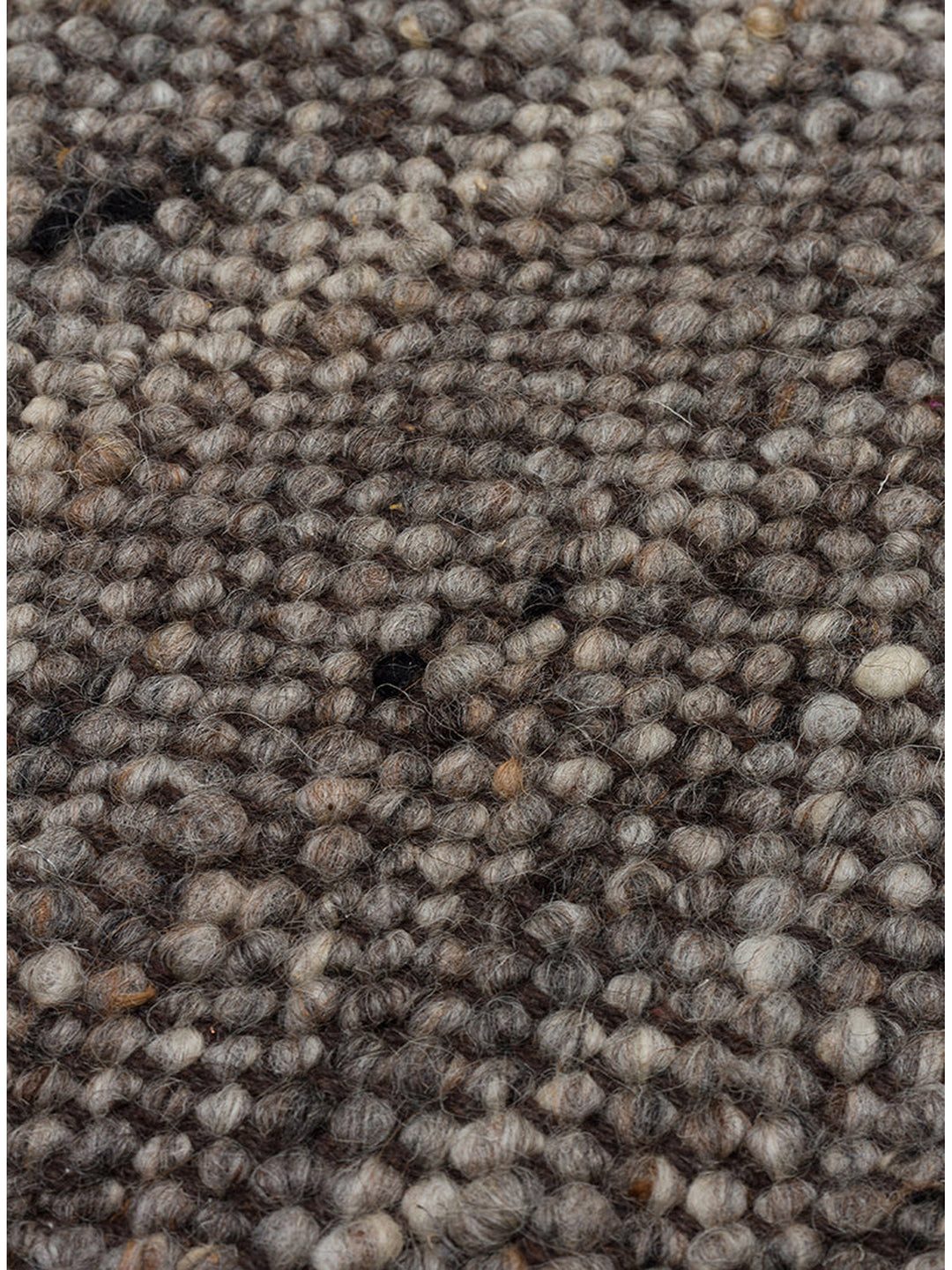 Jakarta Serie handgeknüpfter Teppich aus Wolle, Polyester und Baumwollmischung ANTHRAZIT