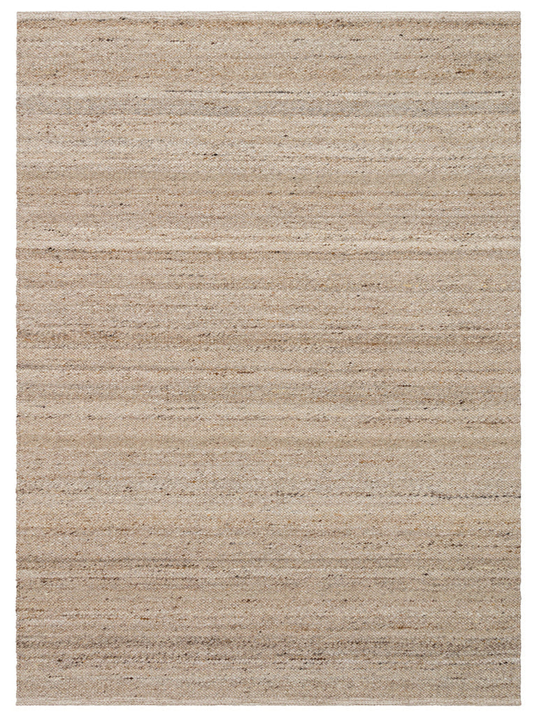 Jakarta Serie handgeknüpfter Teppich aus Wolle, Polyester und Baumwollmischung BEIGE