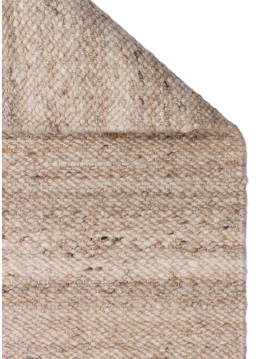 Jakarta Serie handgeknüpfter Teppich aus Wolle, Polyester und Baumwollmischung BEIGE
