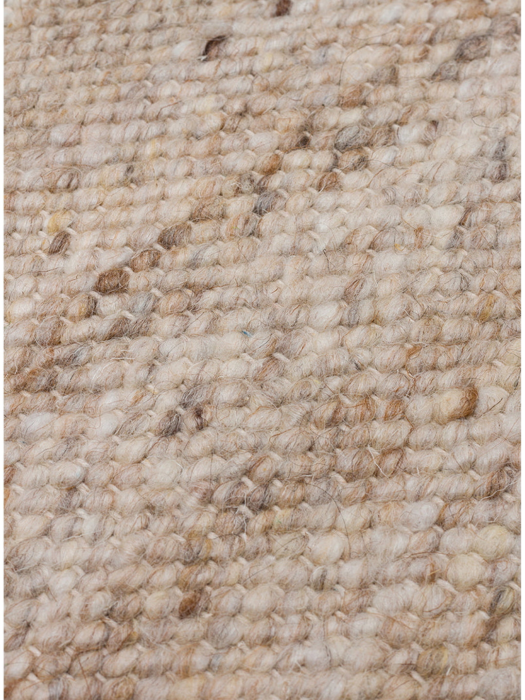 Jakarta Serie handgeknüpfter Teppich aus Wolle, Polyester und Baumwollmischung BEIGE