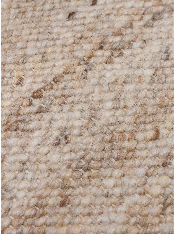 Jakarta Serie handgeknüpfter Teppich aus Wolle, Polyester und Baumwollmischung BEIGE