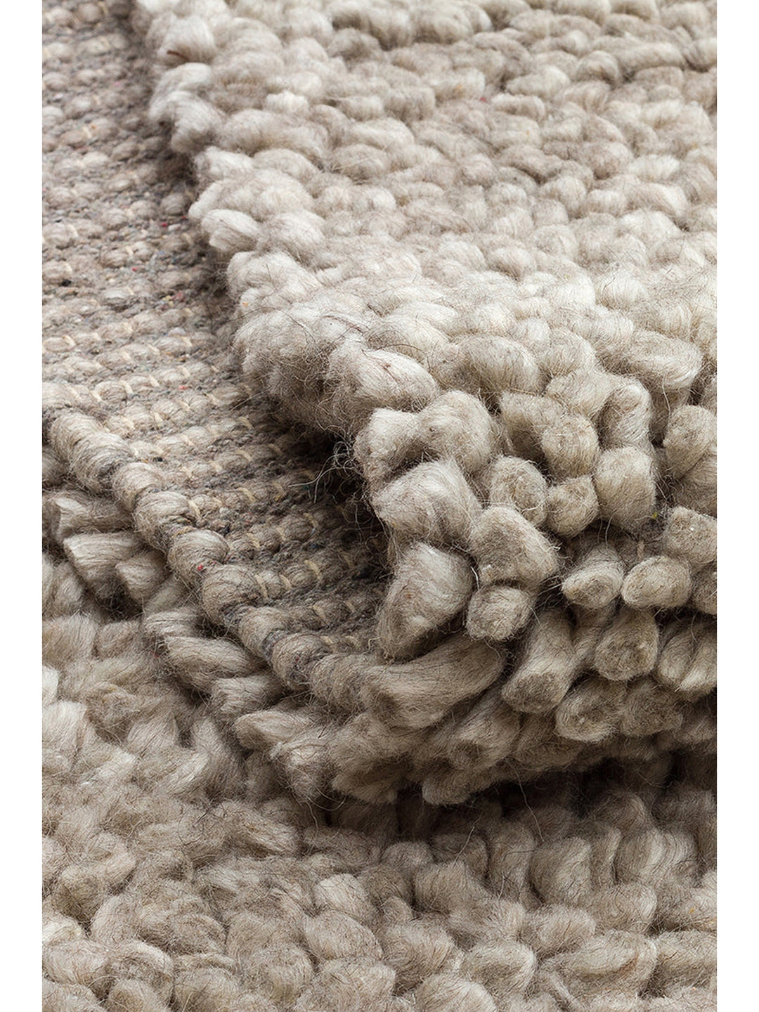 Kanin Serisi El Dokuma Shaggy Yumuşak Salon Oturma Odası Yatak Odası Halı SILVER - Carpetdocia