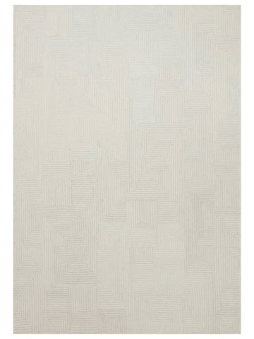 سجادة يدوية من مزيج الصوف والقطن من سلسلة Milano IVORY