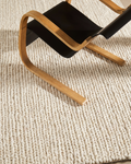Tappeto intrecciato a mano Woolstar al 100% Lana Naturale con Motivo Kazak per Salotto, Soggiorno, Corridoio, Ingresso 07 L.BEIGE