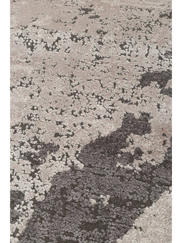 سجادة Monza Art 02 CREAM GREY Q عالية الجودة بنقشة هندسية متقنة النسيج لصالون حديث لامع