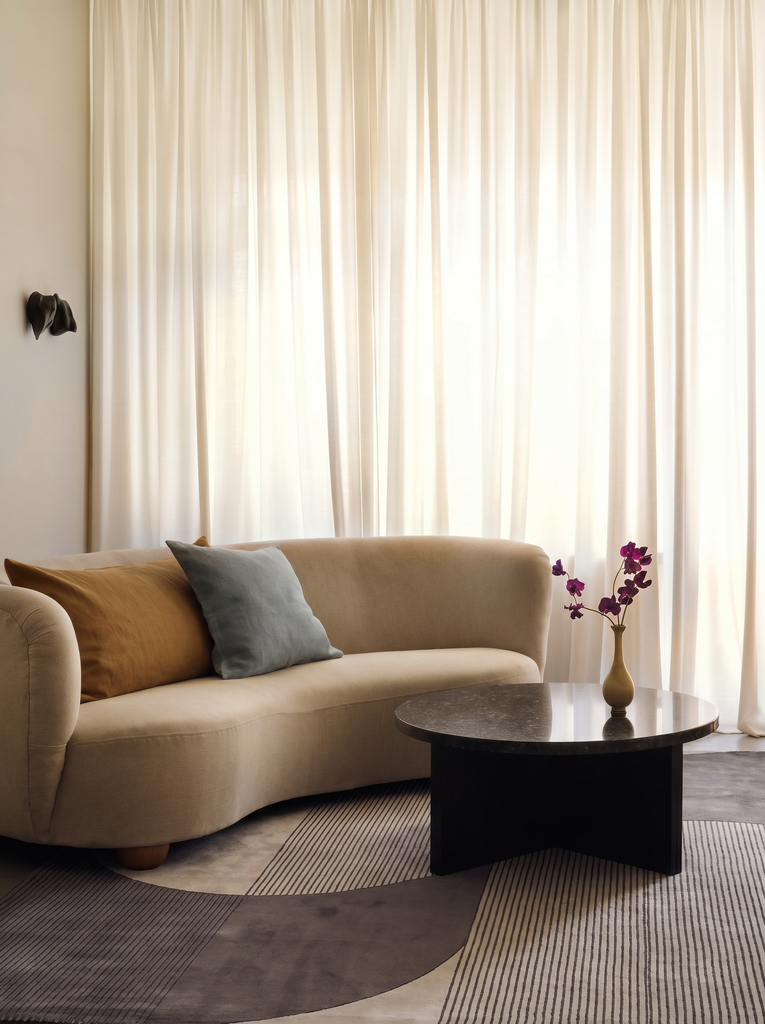 Monza Geometric Pattern High Quality Dense Weave Shiny Modern Living Room Carpet 04 VIZON ANTHRACITE