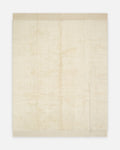 Morocco 100% Wool Handcrafted Shag Rug IVORY