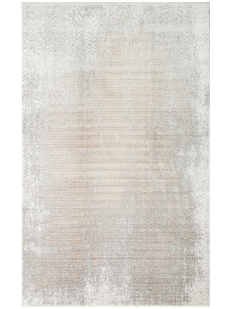 Mumbai Series Modern Patterned High Quality Dense Weave Shiny Living Room Rug 05 CREAM GOLD
