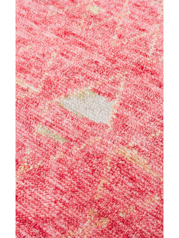 Oushak Carnaval 100 % natürlich Leicht zu reinigen Handgefertigt TENCEL™ Moderner Uşak-Teppich ZR 15 RED AUTUMN