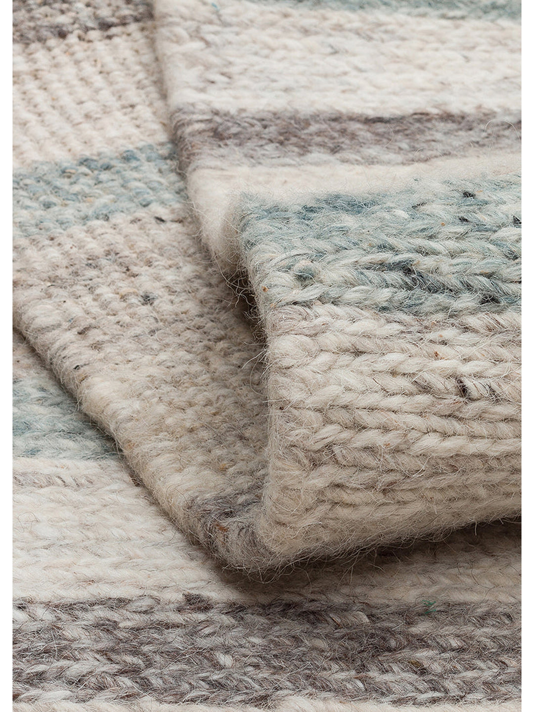 Paglia Serisi %100 Naturel Yeni Zelanda Yünü Sumak Düğümü El Dokuma Salon Oturma Odası Halı GBLUE - Carpetdocia
