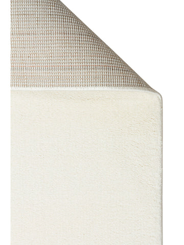 Peace Art Hav Toz Vermez Yumuşak Tuşeli Zarif Shaggy Halı 03 WHITE - Carpetdocia