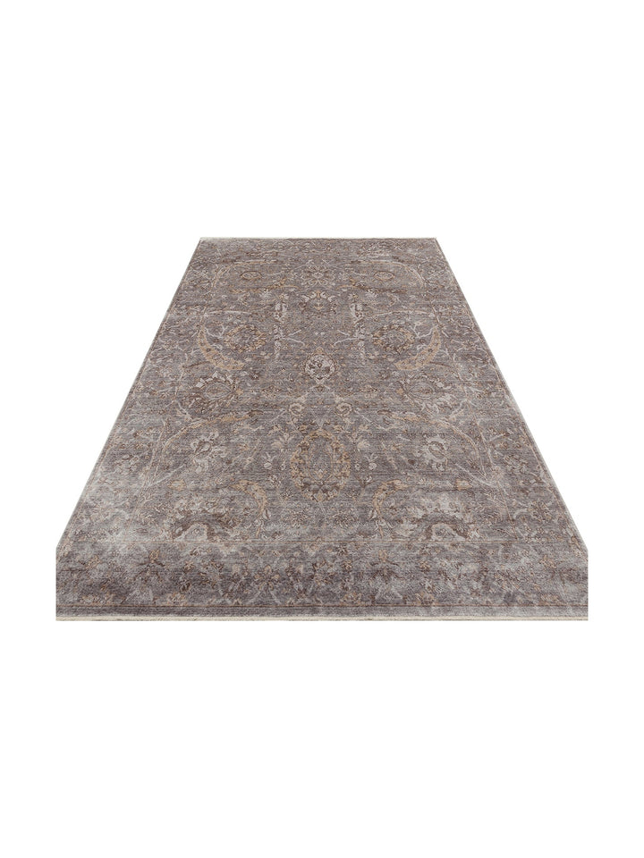 Çırağan %100 Naturel Özel Işıltılı El Emeği ile Özel Tezgahlarda Üretilen Tensel Uşak Halısı 07DGANT - Carpetdocia