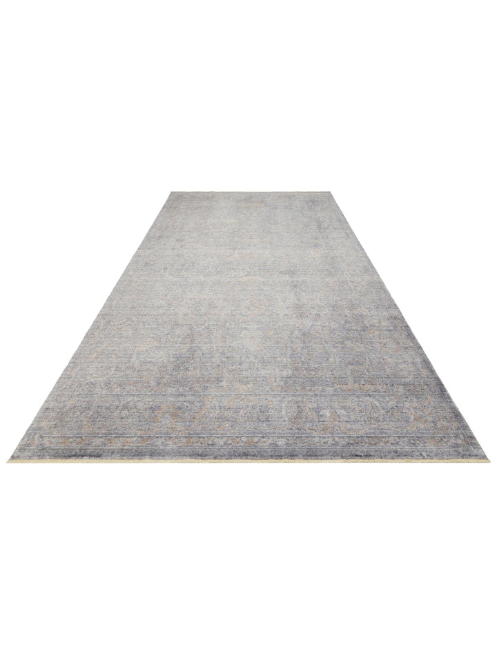 Çırağan %100 Naturel Özel Işıltılı El Emeği ile Özel Tezgahlarda Üretilen Tensel Uşak Halısı 2DGRBRZ - Carpetdocia