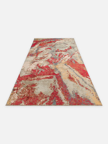 Ruggadocia Aurora Spektrum Soyut Desenli Halı detay
