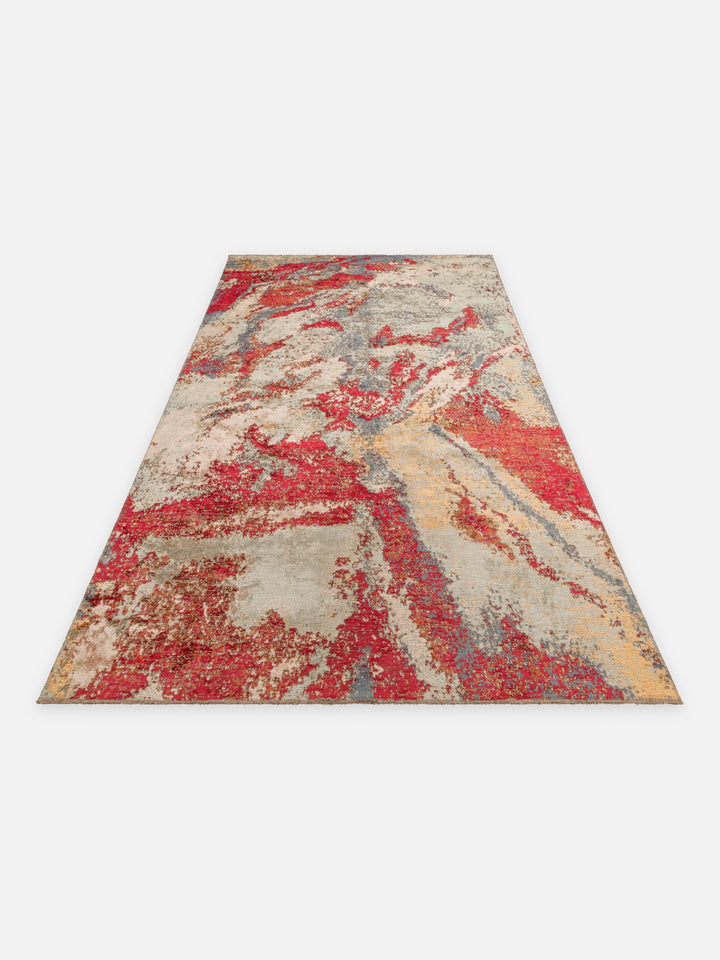 Ruggadocia Aurora Spektrum Soyut Desenli Halı detay