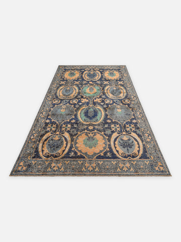 Ruggadocia Khotan Kartuş Desenli Halı detay