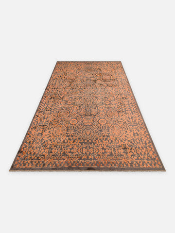 Ruggadocia Mamluk Bakır Geometrik Desenli Halı detay