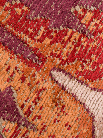Ruggadocia Velvora Bordo Uşak Madalyon Desenli Halı detay