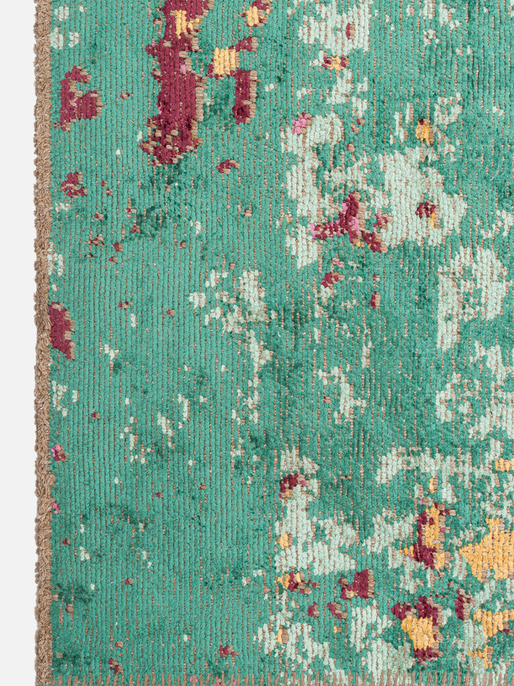 Ruggadocia Verdant Yosun Soyut Desenli Halı detay
