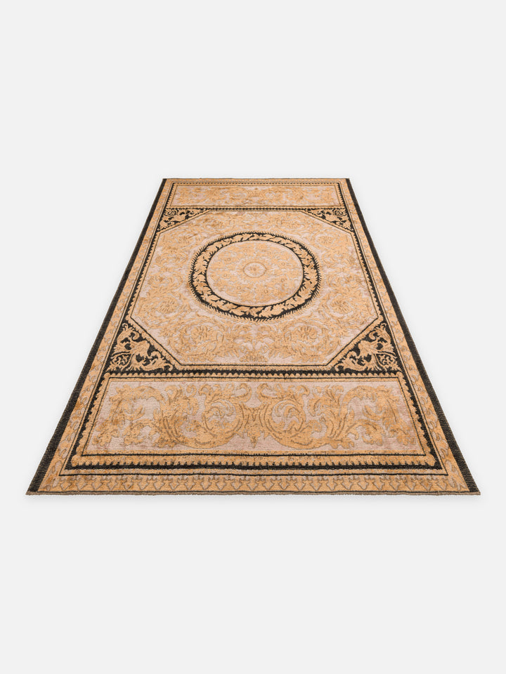 Ruggadocia Versailles Aubusson Madalyon Desenli Halı detay