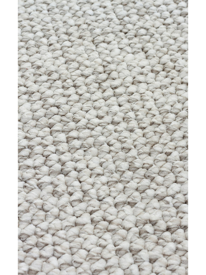 İskandinav Serisi Hasır Dokuma Oturma Odası Koridor Antre Mutfak Modern Halı PLAIN GREY - Carpetdocia