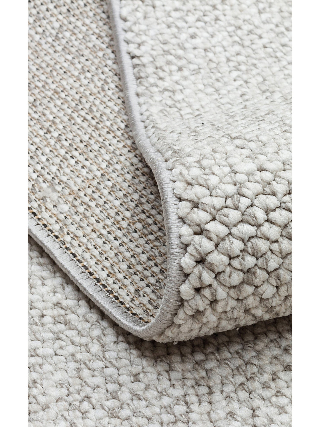İskandinav Serisi Hasır Dokuma Oturma Odası Koridor Antre Mutfak Modern Halı PLAIN GREY - Carpetdocia