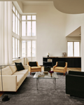 Tiffany Series 100% Natural Linen and Cotton Handwoven Modern Living Room Bedroom Carpet COAL