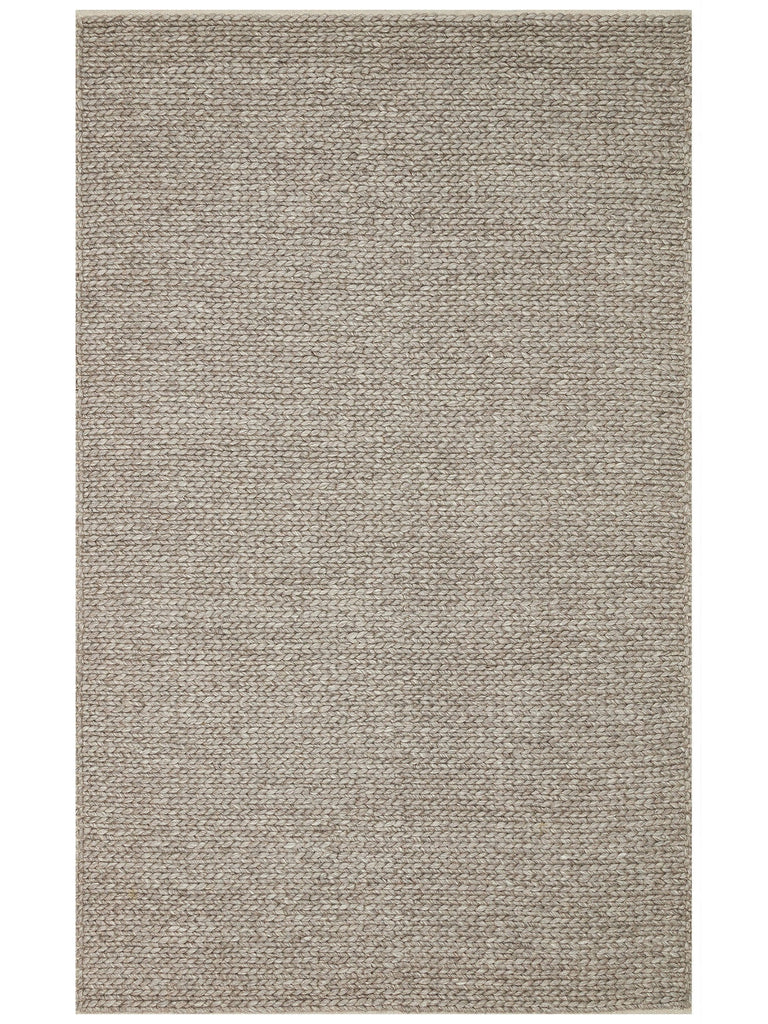 Woolstar 100% Natural Sweater Pattern Living Room Hallway Entrance Handwoven Knit Rug BROWN