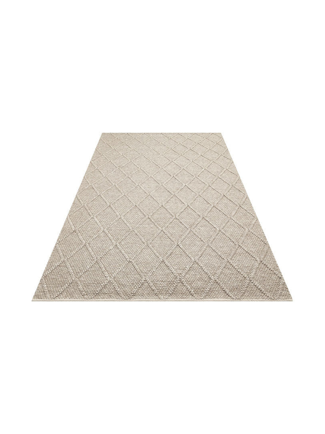 Woolstar %100 Naturel Kazak Desenli Salon Oturma Odası Koridor Antre El Dokuma Örgü Halı DIAMONDBRWN - Carpetdocia