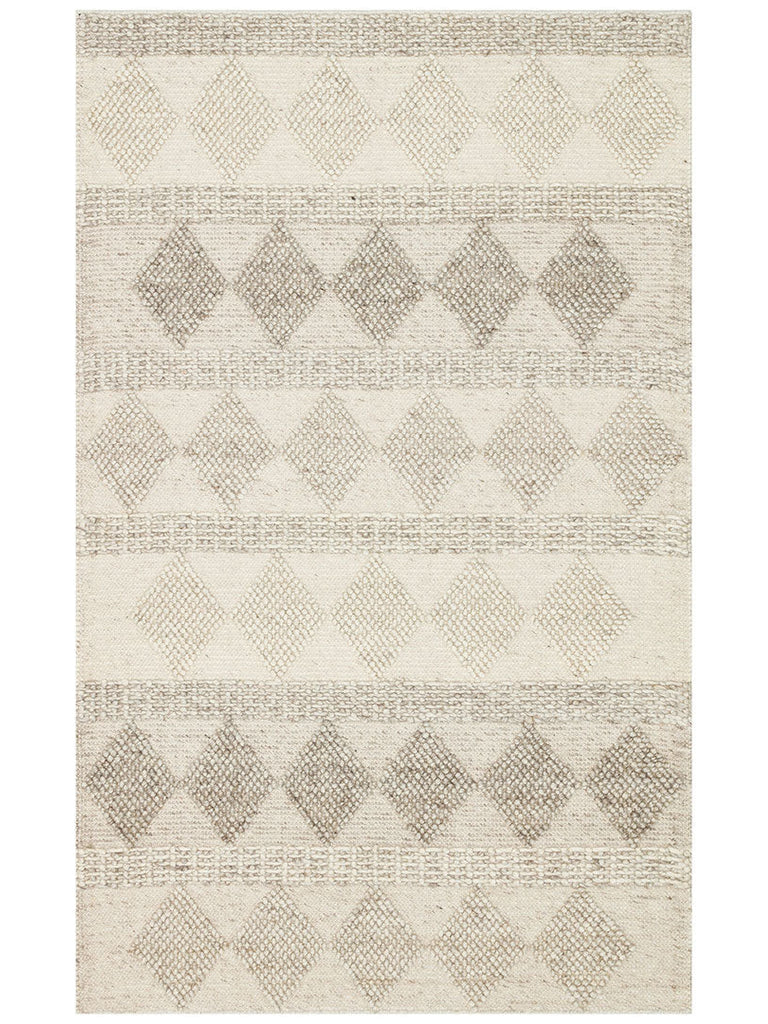 Woolstar 100% Natural Kazak Patterned Living Room Sitting Room Corridor Entrance Handwoven Knitted Carpet JD 01 NATU