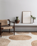 Tappeto Woolstar 902NATWHITE, 100% Naturale, Motivo Kazak, Fatto a Mano, per Salotto, Corridoio e Ingresso